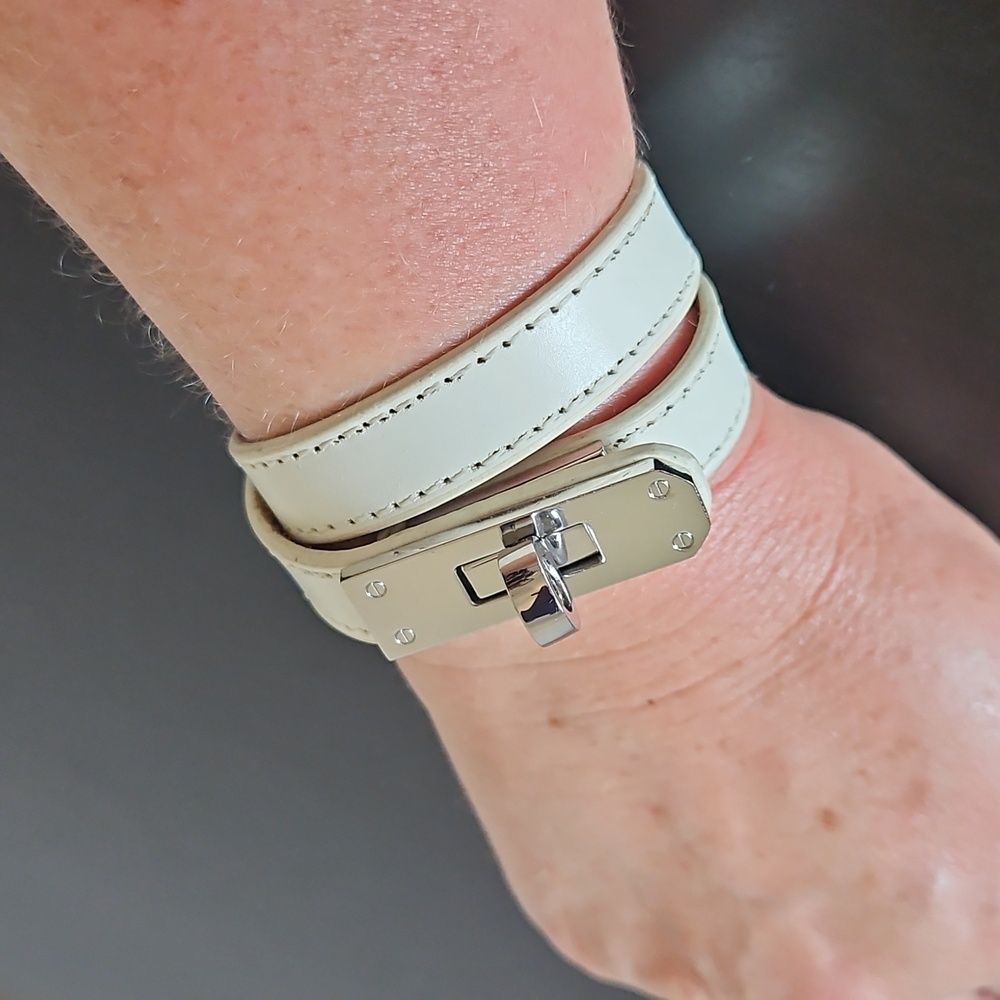 Cream Wrap Bracelet, 16.5 Inches